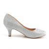 Kitten Heels DORIS-06 - Silber | Fabulicious SALE