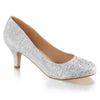 Kitten Heels DORIS-06 - Silber | Fabulicious SALE