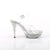 ELEGANT-408ABRS - Plateau High Heel Sandalette - Klar mit Strass | FabuliousSALE