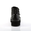 EMILY-315 Plateau Stiefeletten Schnallen schwarz matt Gothic | DemoniaCult SALE