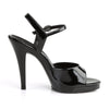 Sandalette FLAIR-409 - Lack Schwarz | Fabulicious SALE