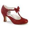 Kitten Heels FLAPPER-11 - Rot SALE