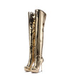 Overknee Plateau Stiefel BRISA Gold| Giaro SALE