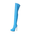 Overknee Stiefel SPIRE Light Blue | Giaro SALE