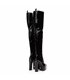 SECRETZ Plateau Overknee Stiefel Schwarz Lack | Giaro SALE