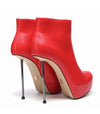 Plateau Stiefeletten BESO Rot Matt | Giaro SALE