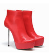 Plateau Stiefeletten BESO Rot Matt | Giaro SALE