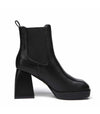 Plateau Stiefeletten CLOAK Schwarz Matt | Giaro SALE