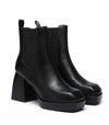 Plateau Stiefeletten CLOAK Schwarz Matt | Giaro SALE