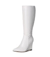 Stiefel ELLA Blockabsatz Weiss | Giaro SALE