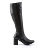 Retro Stiefel GOGO-300 - PU Schwarz SALE