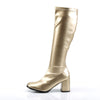 Retro Stiefel GOGO-300 - PU Gold SALE