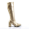 Retro Stiefel GOGO-300 - PU Gold SALE