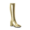 Retro Stiefel GOGO-300 - PU Gold SALE