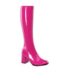 Retro Stiefel GOGO-300 - Lack Hot Pink SALE