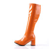 Retro Stiefel GOGO-300 - Lack Orange SALE