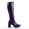 Retro Stiefel GOGO-300 - Lack Lila SALE