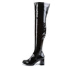 Overknee Stiefel GOGO-3000 - Lack Schwarz SALE