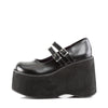 KERA-08 Plateau Schuh schwarz matt Mary Janes | DemoniaCult SALE