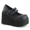 KERA-08 Plateau Schuh schwarz matt Mary Janes | DemoniaCult SALE