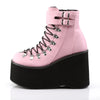 Plateau Stiefeletten KERA-21 Rosa | DemoniaCult SALE