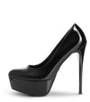 Michael Soul ARIA - Plateau Pumps schwarz lack