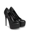 Michael Soul ARIA - Plateau Pumps schwarz matt