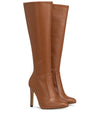 Michael Soul DONNA - Klassische Stiletto Stiefel in braun matt