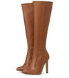 Michael Soul DONNA - Klassische Stiletto Stiefel in braun matt