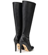 Michael Soul DONNA - Klassische Stiletto Stiefel in schwarz matt