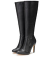 Michael Soul DONNA - Klassische Stiletto Stiefel in schwarz matt