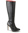 Michael Soul DONNA - Klassische Stiletto Stiefel in schwarz matt