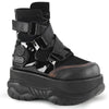 Plateaustiefel NEPTUNE-126 Schwarz matt | DemoniaCult SALE