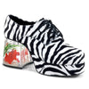 Herren Plateauschuhe PIMP-02 - Zebra SALE