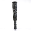 Overknee Stiefel SEDUCE-3000 - PU Schwarz SALE