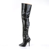 Overknee Stiefel SEDUCE-3010 - PU Schwarz SALE