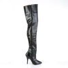 Overknee Stiefel SEDUCE-3010 - PU Schwarz SALE