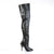 Overknee Stiefel SEDUCE-3010 - PU Schwarz SALE