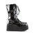 TRASHVILLE-205 Plateau Stiefel schwarz matt Nieten Gothic | DemoniaCult SALE