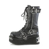 TRASHVILLE-250 Plateau Stiefel - Schwarz Matt | DemoniaCult SALE