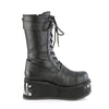 TRASHVILLE-250 Plateau Stiefel - Schwarz Matt | DemoniaCult SALE