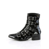 WARLOCK-70 Stiefeletten - Schwarz Lack | DemoniaCult SALE