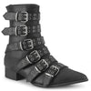 WARLOCK-70 Stiefeletten - Schwarz Matt | DemoniaCult SALE