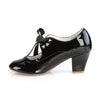 Retro Pumps WIGGLE-32 - Lack Schwarz SALE