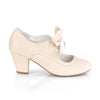 Retro Pumps WIGGLE-32 - Beige SALE