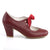 Retro Pumps WIGGLE-32 - Burgundrot SALE