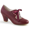 Retro Pumps WIGGLE-32 - Burgundrot SALE